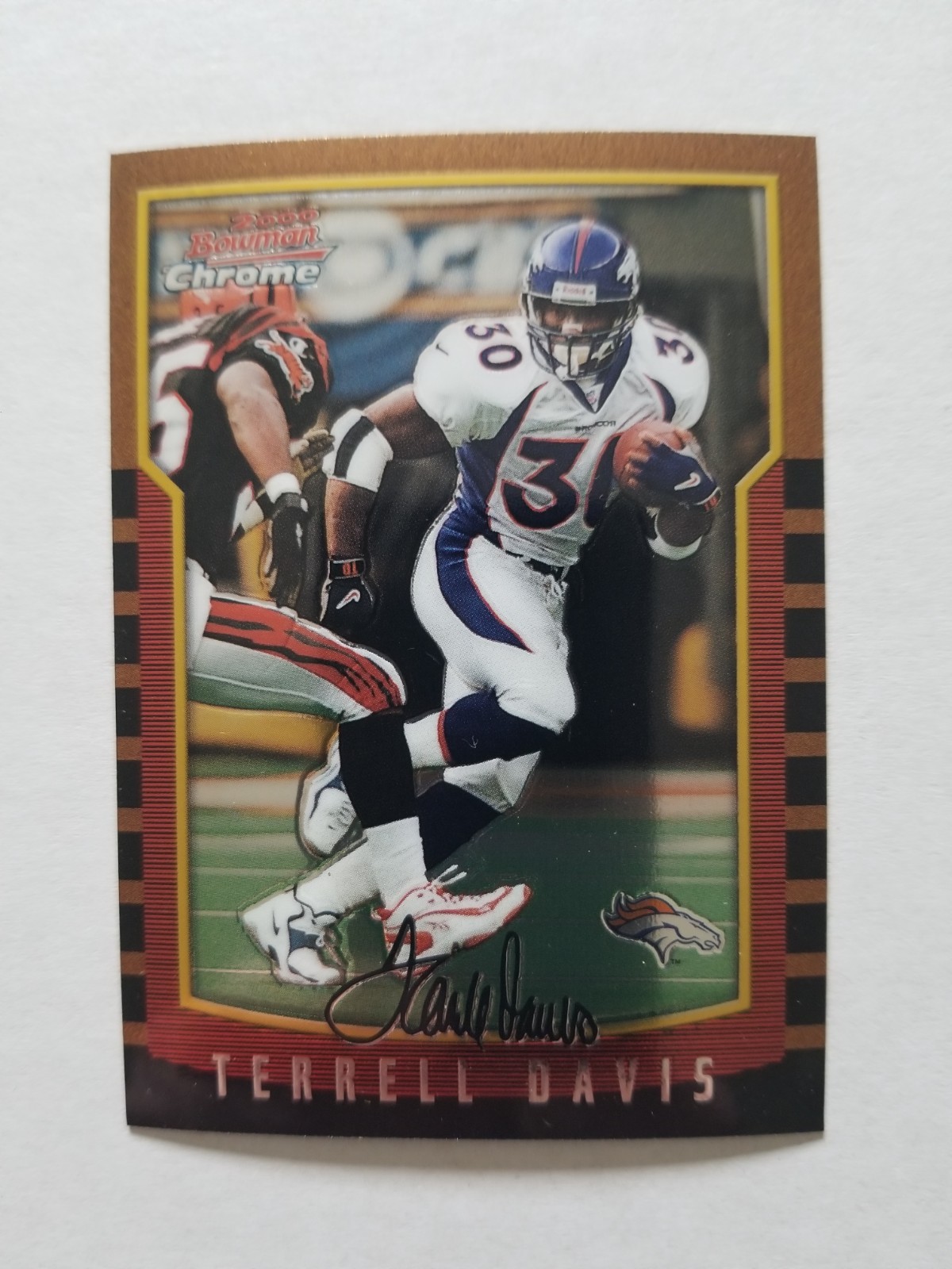 2000 Bowman Chrome Terrell Davis #124 Broncos 2000 Bowman Chrome Terrell Davis #124 Broncos