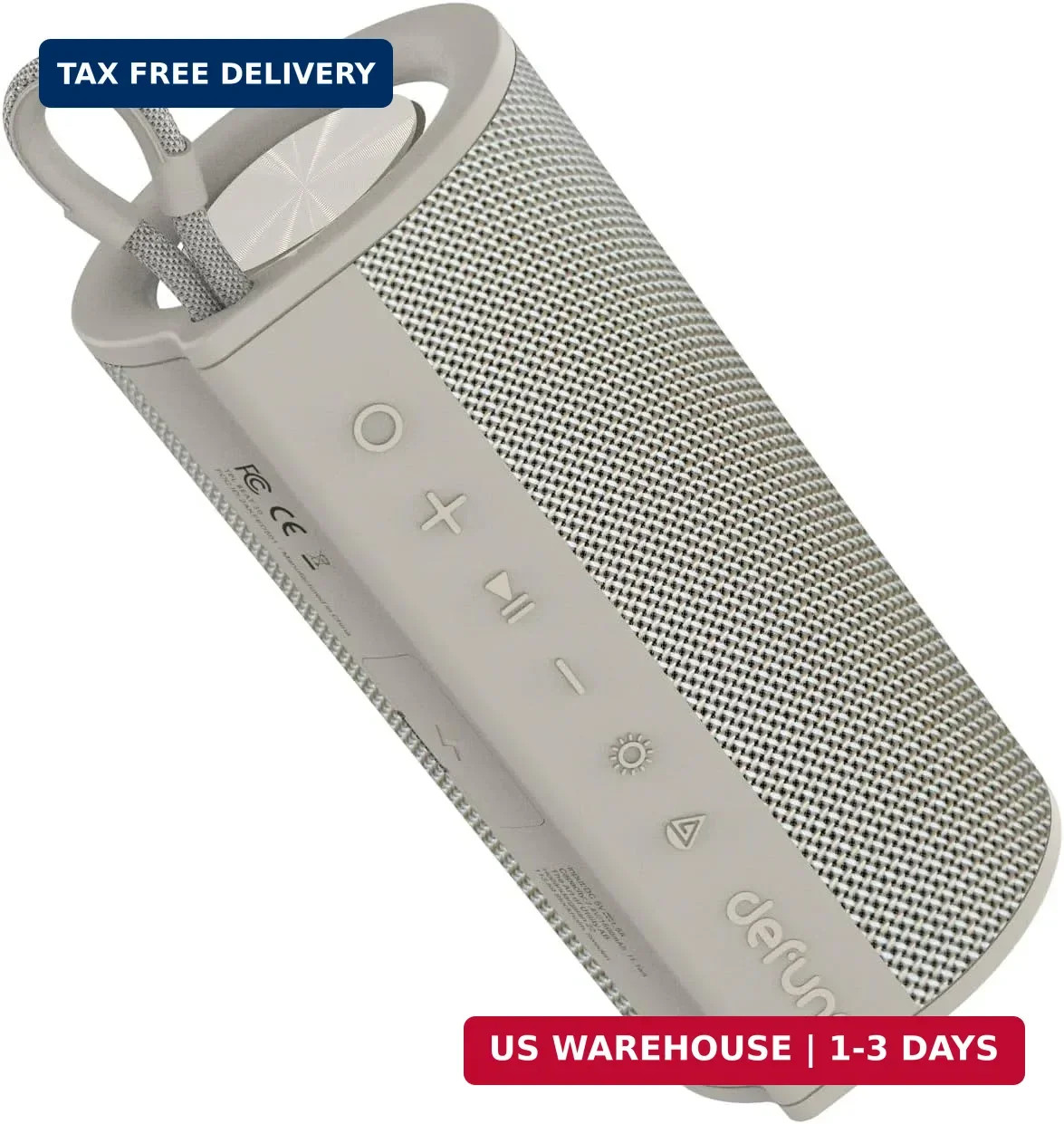BEAT15 Portable Bluetooth Speaker, Beige, Scandinavian Design, 15W Stereo Sound, BEAT15 Portable Bluetooth Speaker, Beige, Scandinavian Design, 15W Stereo Sound,