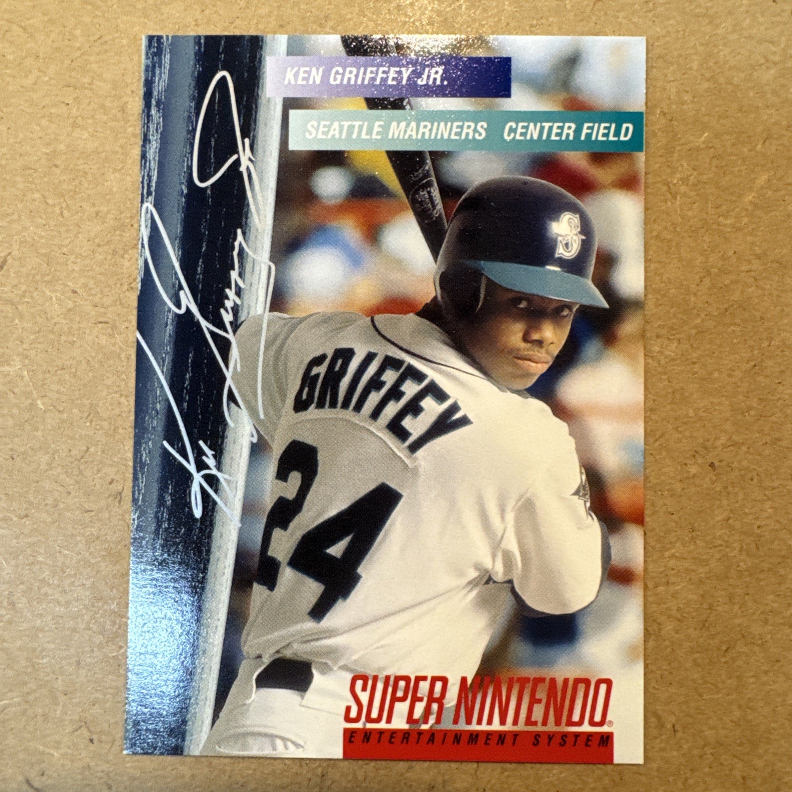 1994 Super Nintendo Ken Griffey Jr. #SNS-JR-USA Seattle Mariners 1994 Super Nintendo Ken Griffey Jr. #SNS-JR-USA Seattle Mariners