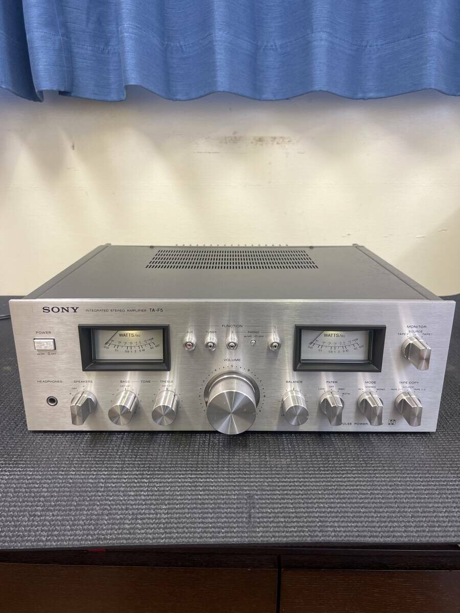 Sony TA-F5 Vintage Integrated Amplifier 70W x2 Serviced Fully Working 100V
