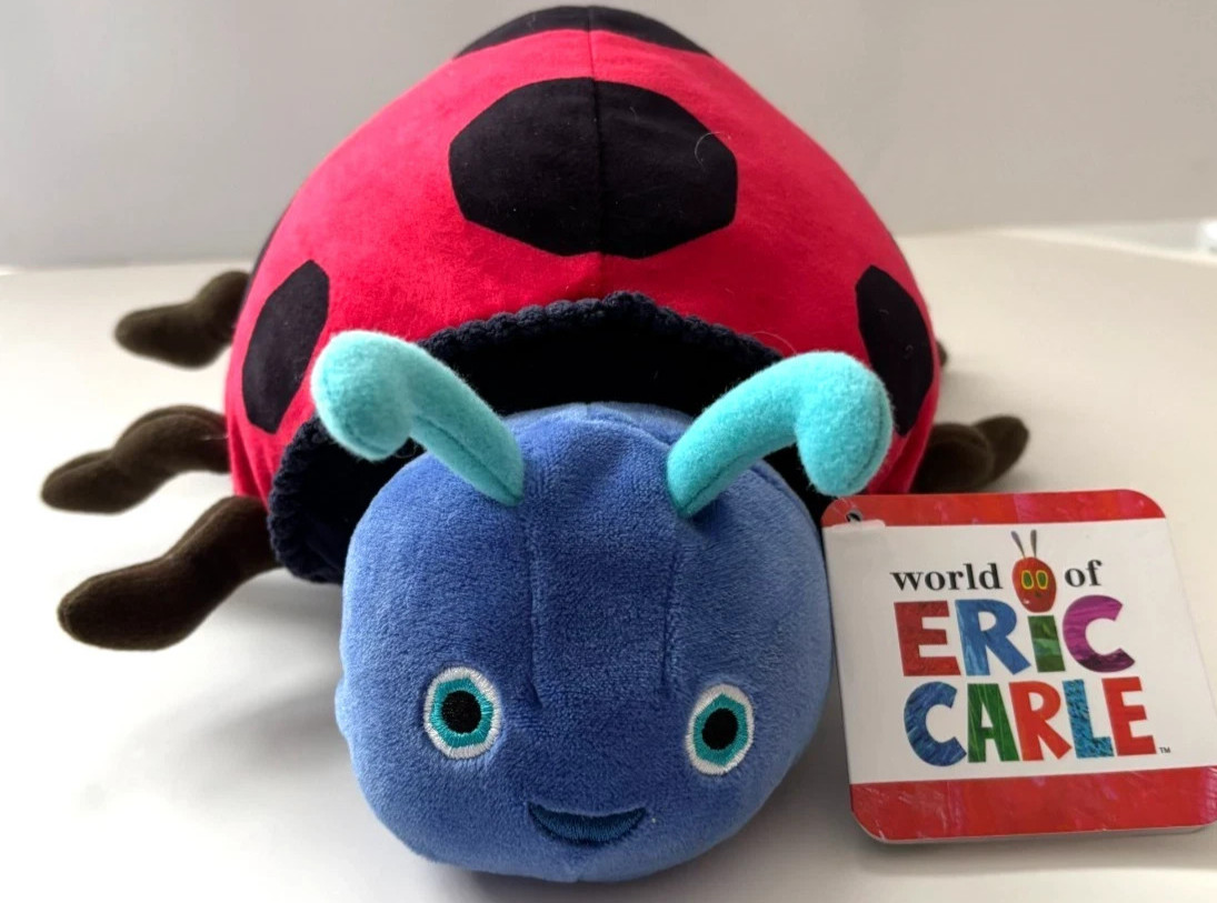 Grouchy Ladybug Plush, NWT, Eric Carle, Kohls Cares, 10\