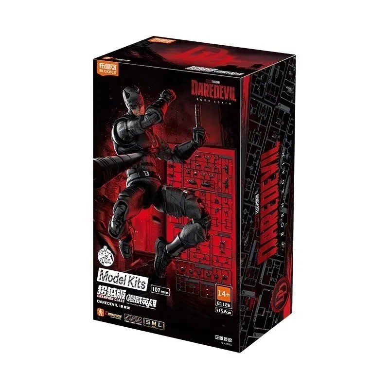 BLOKEES Marvel Beyond Edition DaredevilBorn Again Daredevil Action Figure BLOKEES Marvel Beyond Edition DaredevilBorn Again Daredevil Action Figure