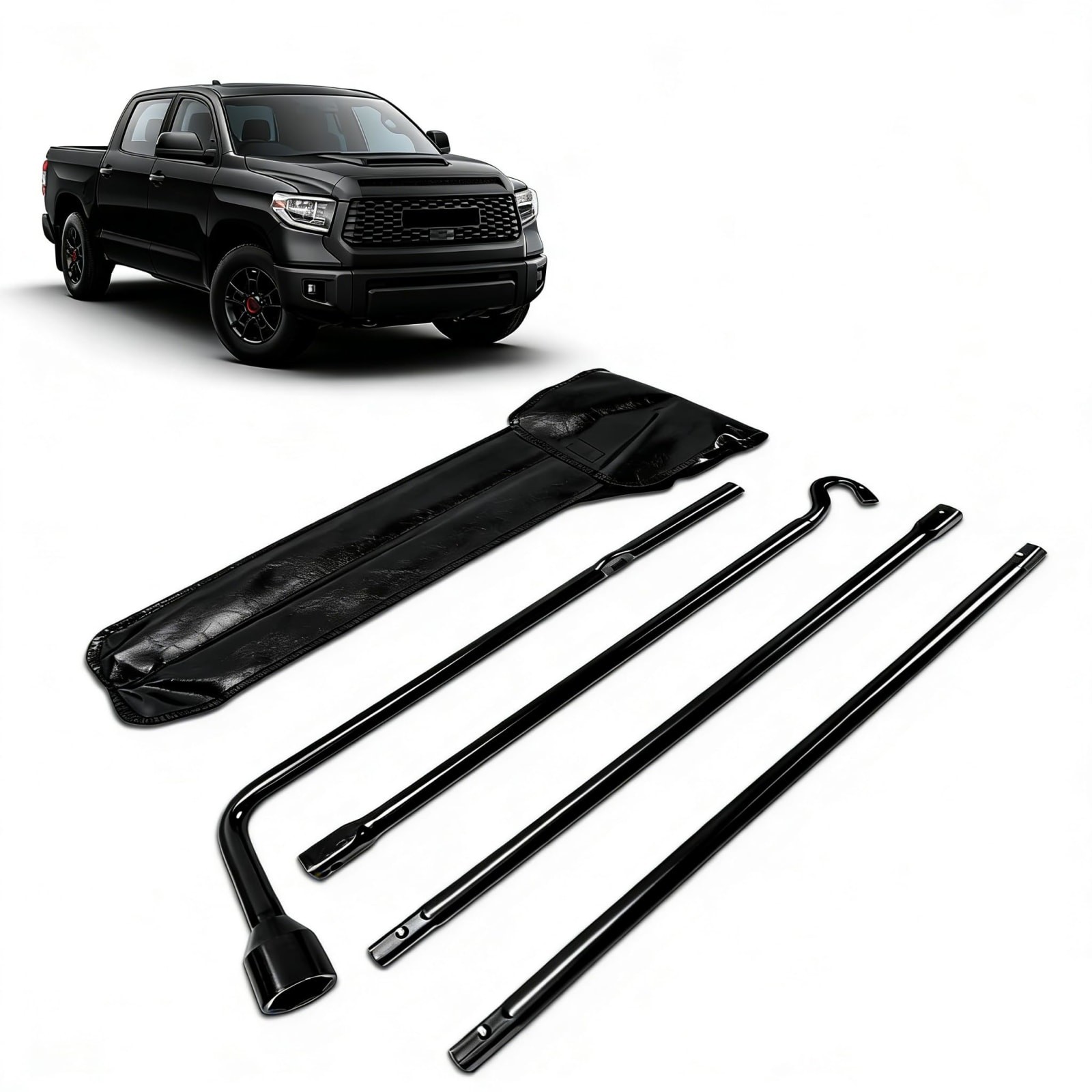 Spare Tire Tool Kit for 2007-21 Tundra 2008-21 Sequoia Lug Wrench Extensions Spare Tire Tool Kit for 2007-21 Tundra 2008-21 Sequoia Lug Wrench Extensions