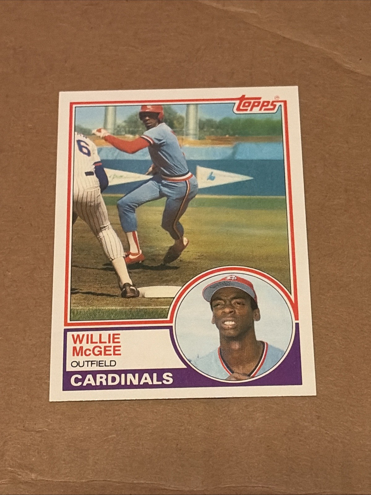 1983 Topps - Willie McGee #49 RC Rookie St. Louis Cardinals 1983 Topps - Willie McGee #49 RC Rookie St. Louis Cardinals