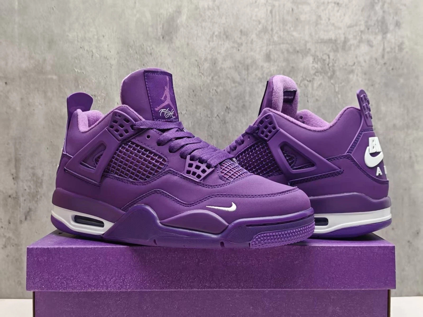 Nigel Sylvester x Jordan 4 Brick by Brick 'Purple Rain' Men's Size US 7-12 NEW