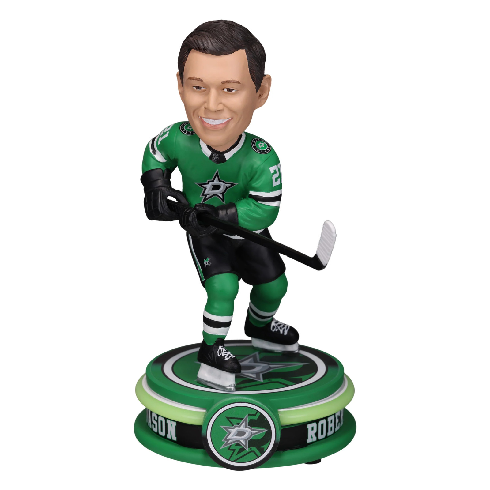 Jason Robertson Dallas Stars LED Neon Bighead Bobblehead NHL Hockey Jason Robertson Dallas Stars LED Neon Bighead Bobblehead NHL Hockey