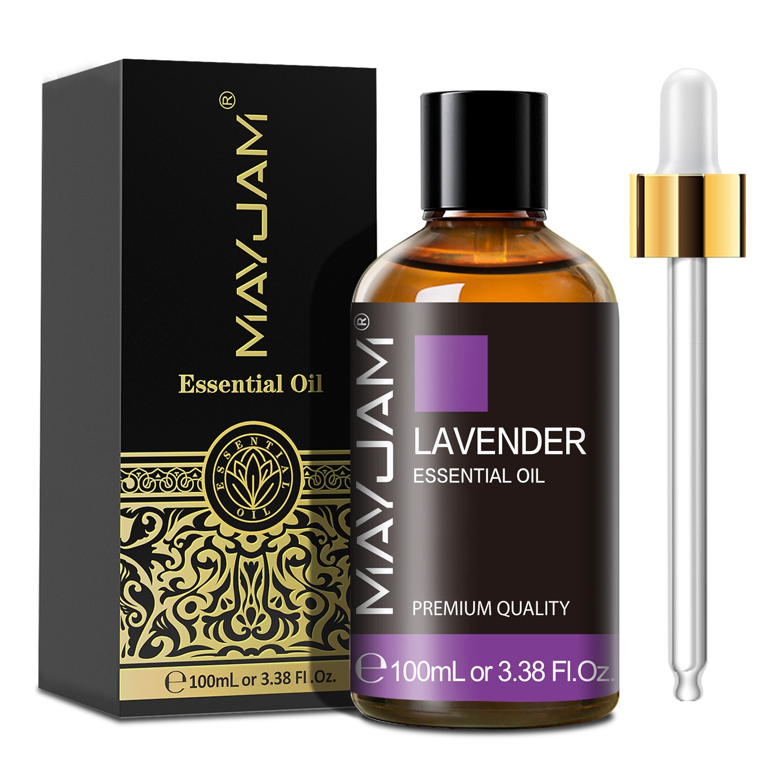 MAYJAM 100ml Lavender Essential Oil 100% Pure Natural Aromatherapy Massage Skin