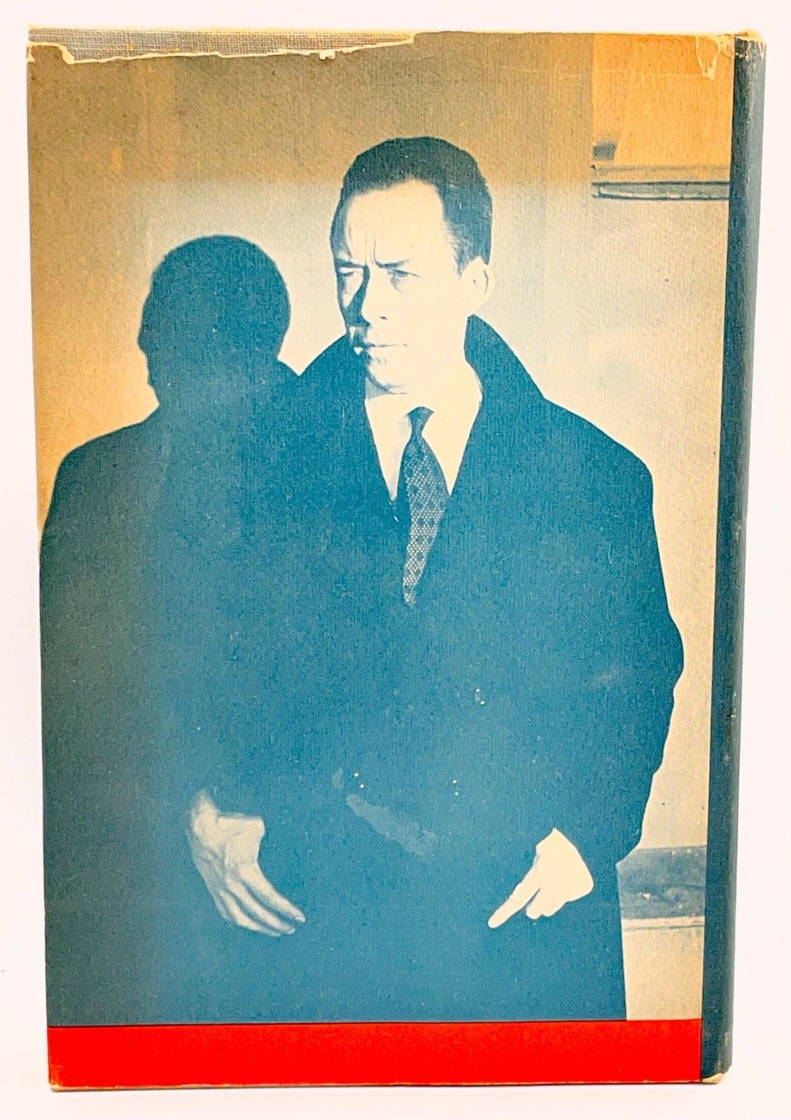 Vintage Albert Camus Knopf Hardcover Book Dust Jacket Only Portrait Red Band Vintage Albert Camus Knopf Hardcover Book Dust Jacket Only Portrait Red Band