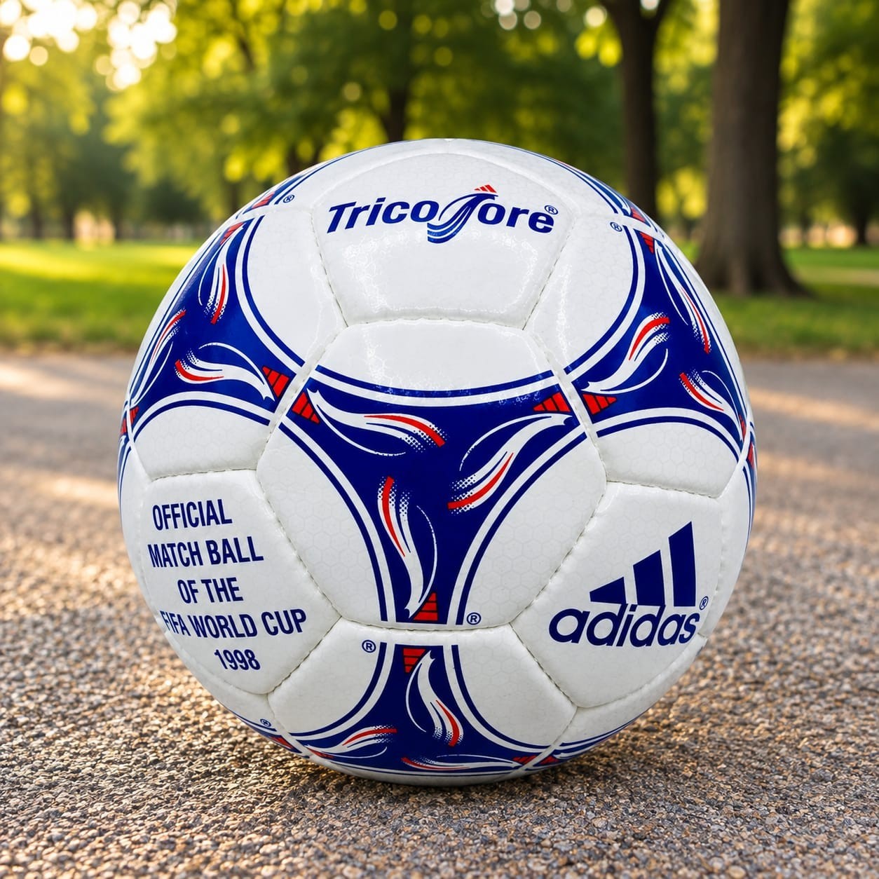 adidas Tricolore FIFA World Cup 1998 France Match Ball Official Size 5 adidas Tricolore FIFA World Cup 1998 France Match Ball Official Size 5
