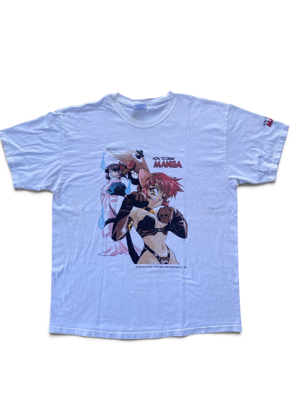 Vintage Anime 2000’s How To Draw Manga Tshirt Graphic Japan Illustration