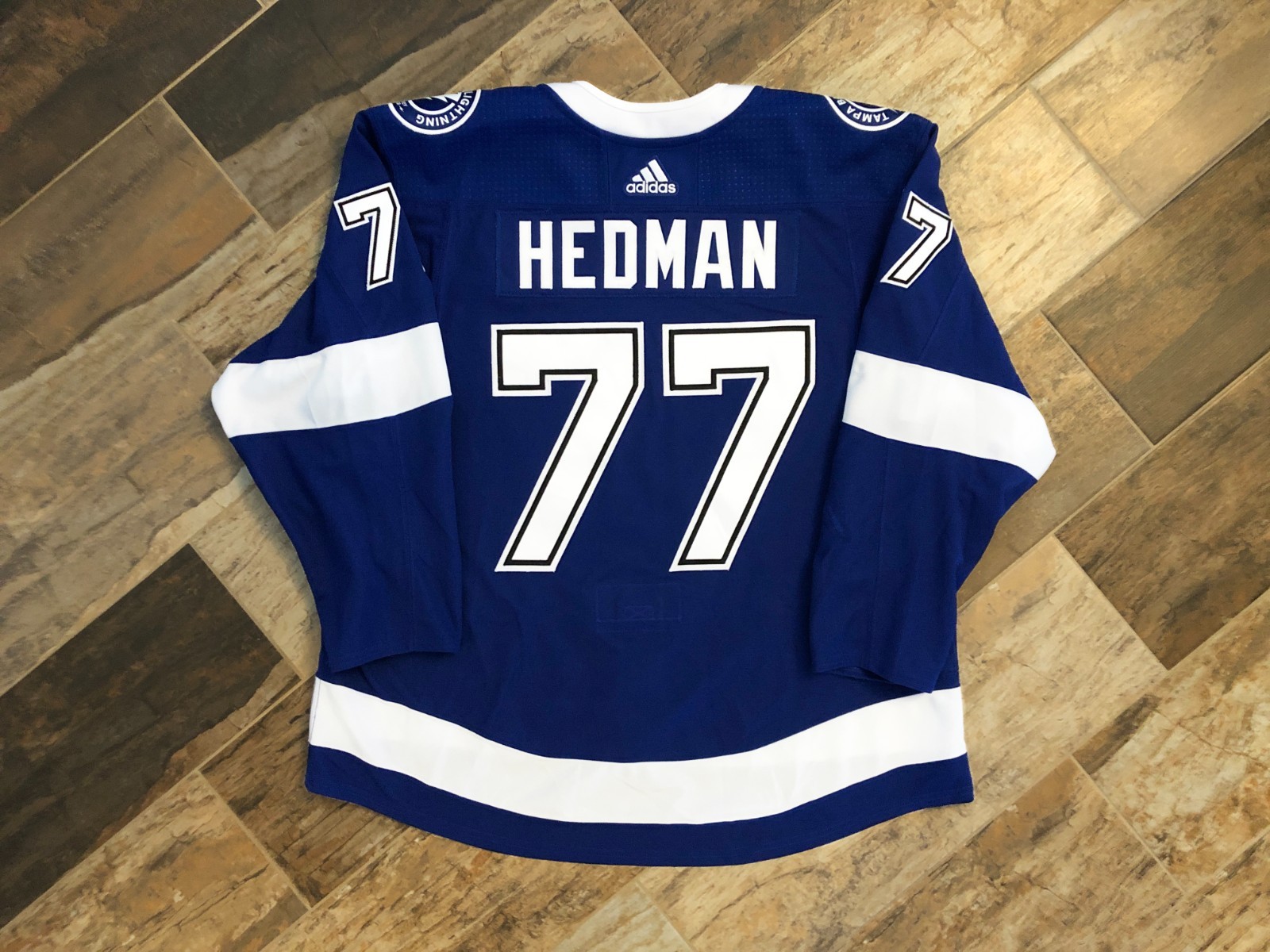 Victor Hedman Tampa Bay Lightning Game Worn Used Jersey Victor Hedman Tampa Bay Lightning Game Worn Used Jersey