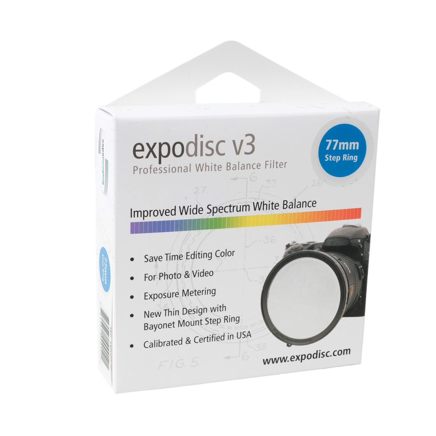 77mm ExpoDisc v3 Professional White Balance Filter