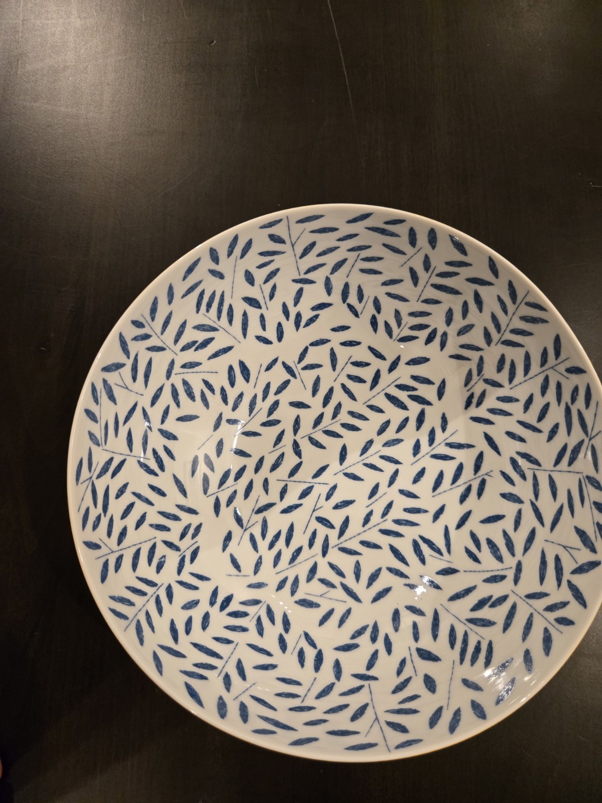 Hermes A Walk in the Garden Salad Bowl, 24 cm Porcelain Nigel Peake France