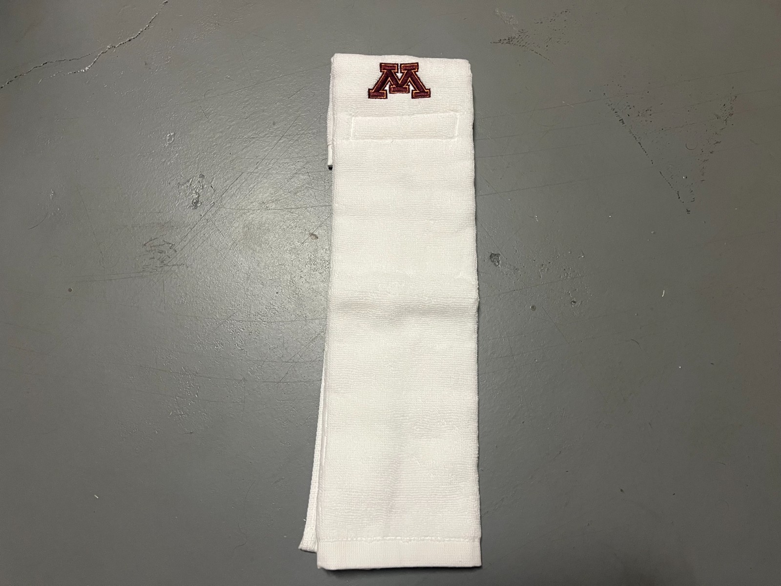 Minnesota Golden Gophers Team Issued White Player Exclusive Game Towel Football