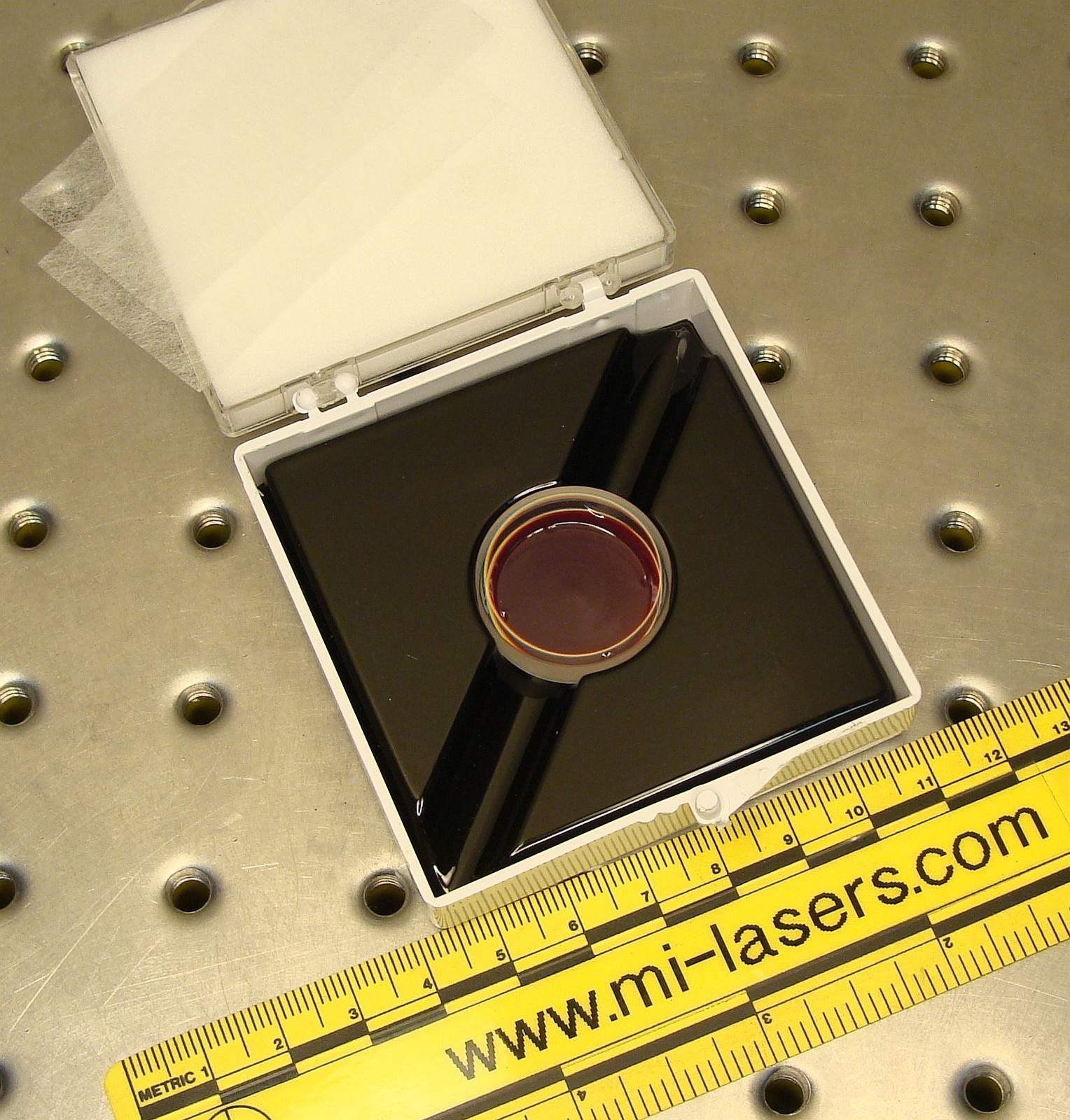 CVI MELLES GRIOT PARALLEL PLATE 405/488/561nm AR for CONFOCAL MICROSCOPE OPTIC CVI MELLES GRIOT PARALLEL PLATE 405/488/561nm AR for CONFOCAL MICROSCOPE OPTIC