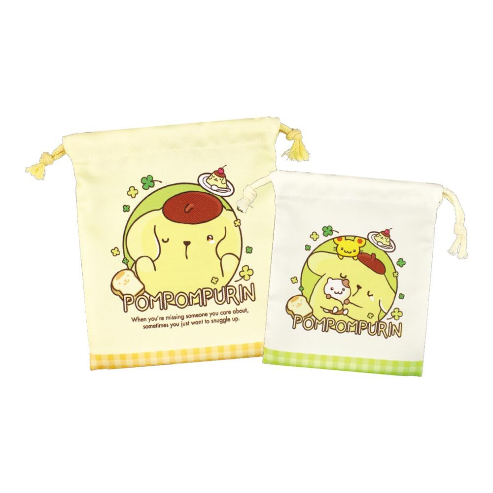 TES Factory Sanrio 2P drawstring set A spoiled Namida/Pompompurin from JP