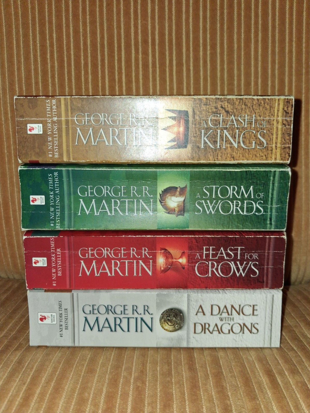 Game of Thrones, George R. R. Martin — Lot of Four Paperbacks (Books #2-5) Game of Thrones, George R. R. Martin — Lot of Four Paperbacks (Books #2-5)