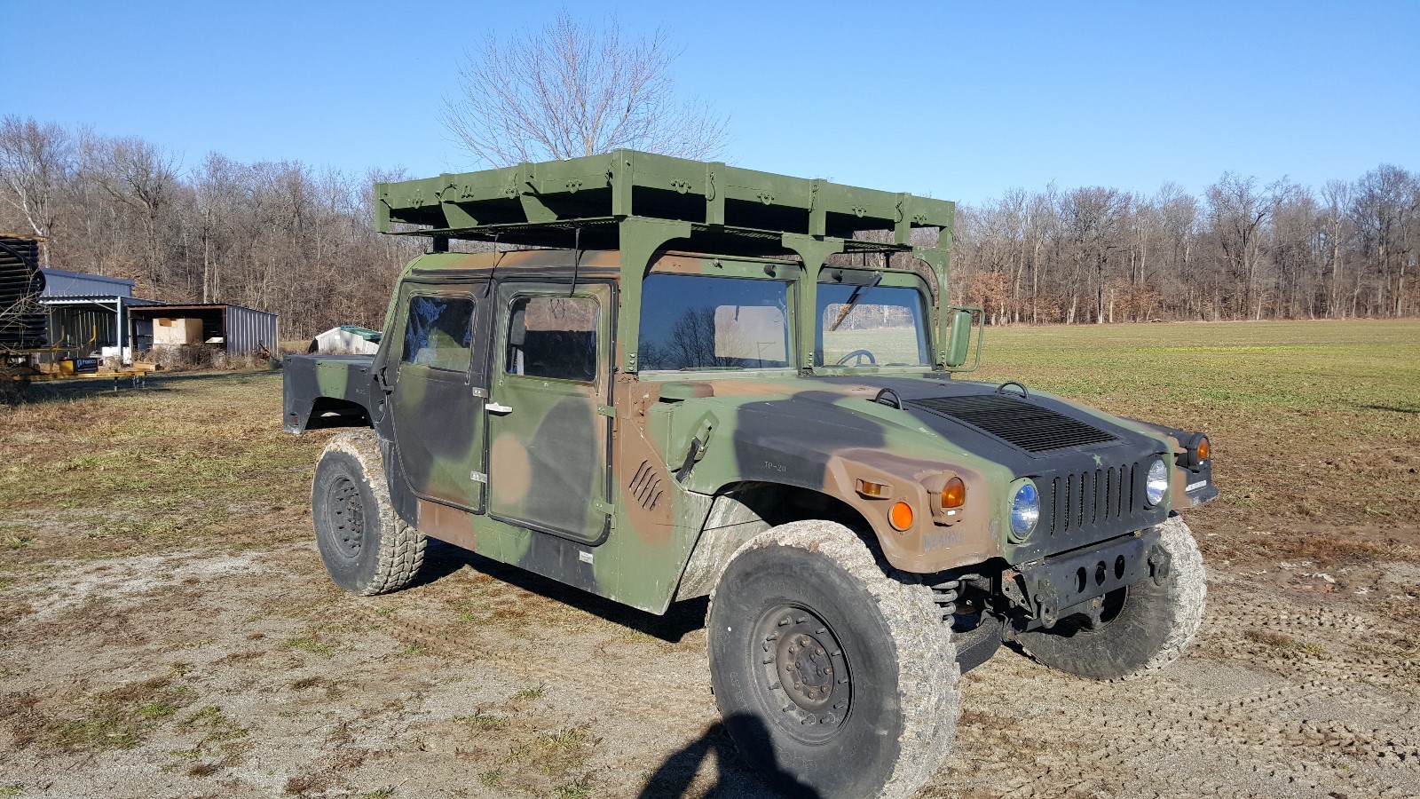 Humvee Cargo Rack, Authentic Military Issue HMMWV