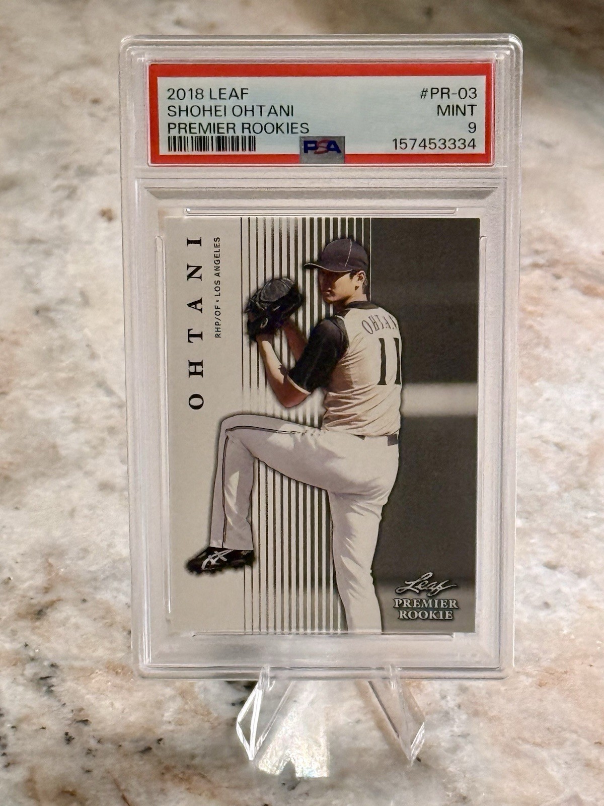 🔥🔥2018 LEAF PREMIER ROOKIES SHOHEI OHTANI PR-3 PSA 9 DODGERS🔥🔥 🔥🔥2018 LEAF PREMIER ROOKIES SHOHEI OHTANI PR-3 PSA 9 DODGERS🔥🔥