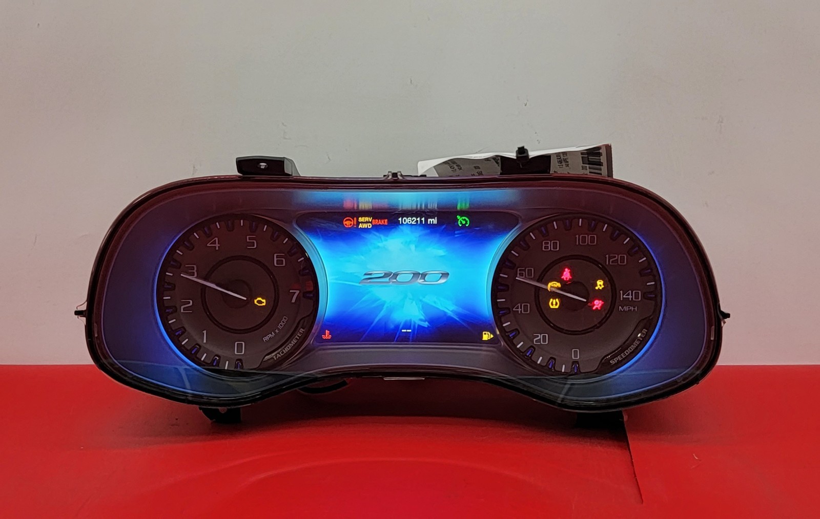 2016 CHRYSLER 200 USED INSTRUMENT CLUSTER P#P68259058AB