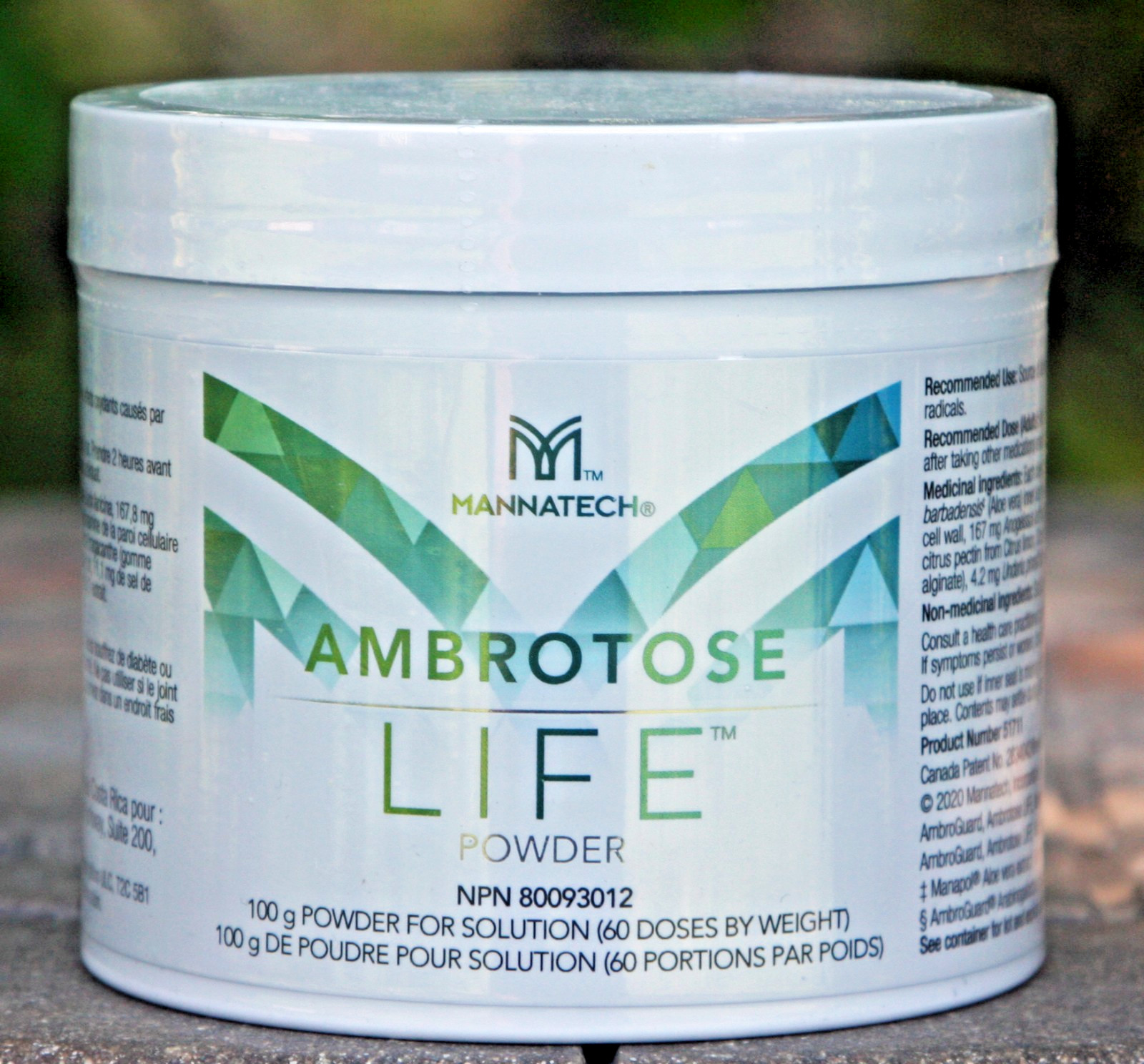 Mannatech Ambrotose Life 100g Immune Support Dietary Supplement Powder Exp 11/27 Mannatech Ambrotose Life 100g Immune Support Dietary Supplement Powder Exp 11/27