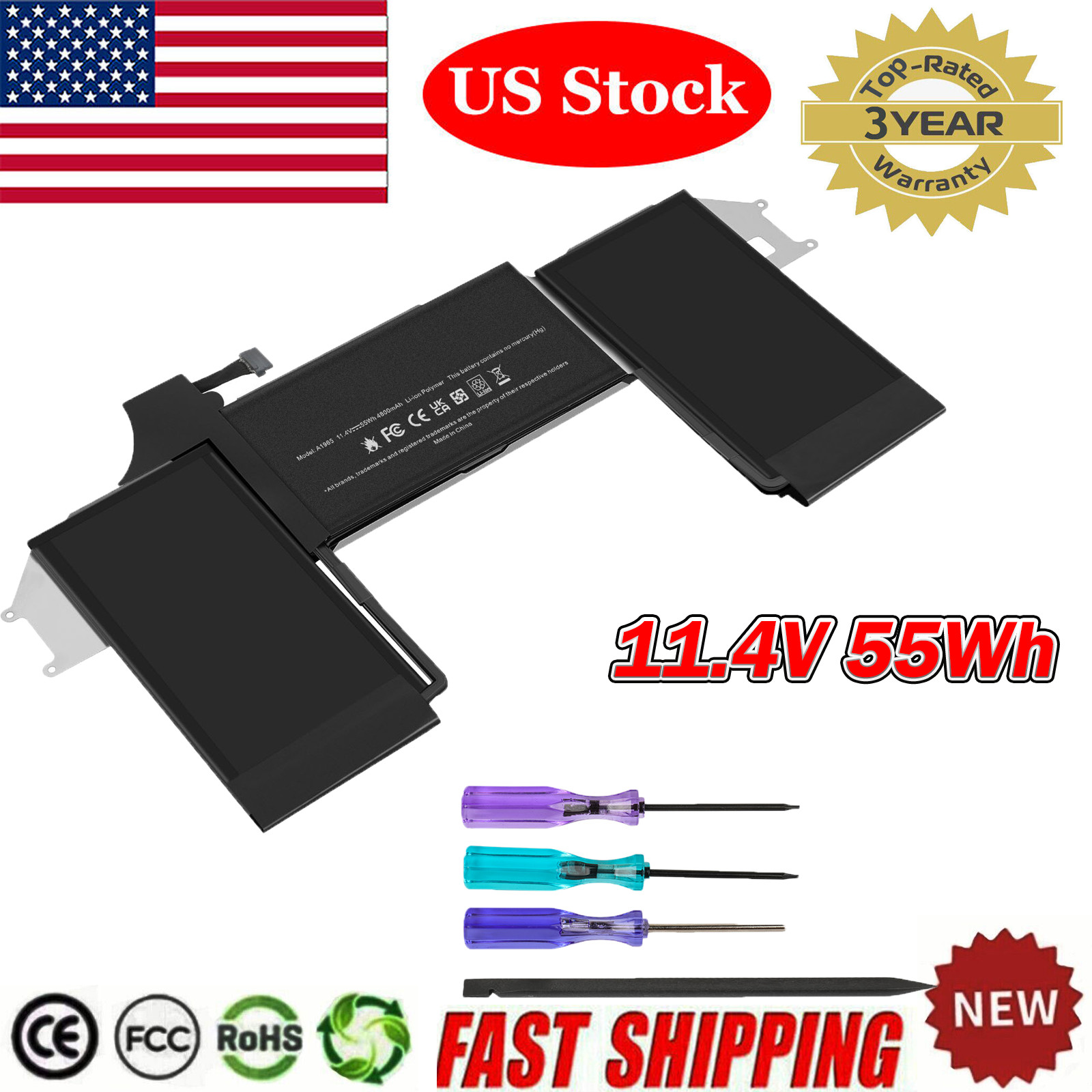 A1965 A2179 Battery for MacBook Air 13