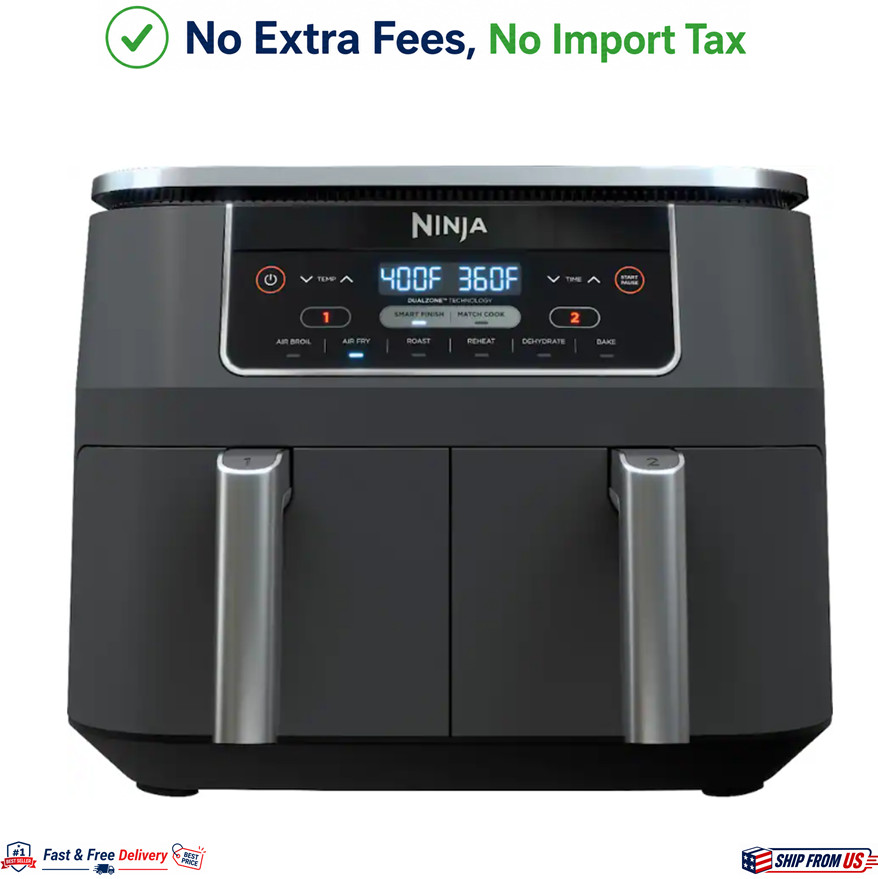 Ninja Foodi 6-in-1 8 Quart 2-Basket Air Fryer with DualZone Technology, DZ201 Ninja Foodi 6-in-1 8 Quart 2-Basket Air Fryer with DualZone Technology, DZ201