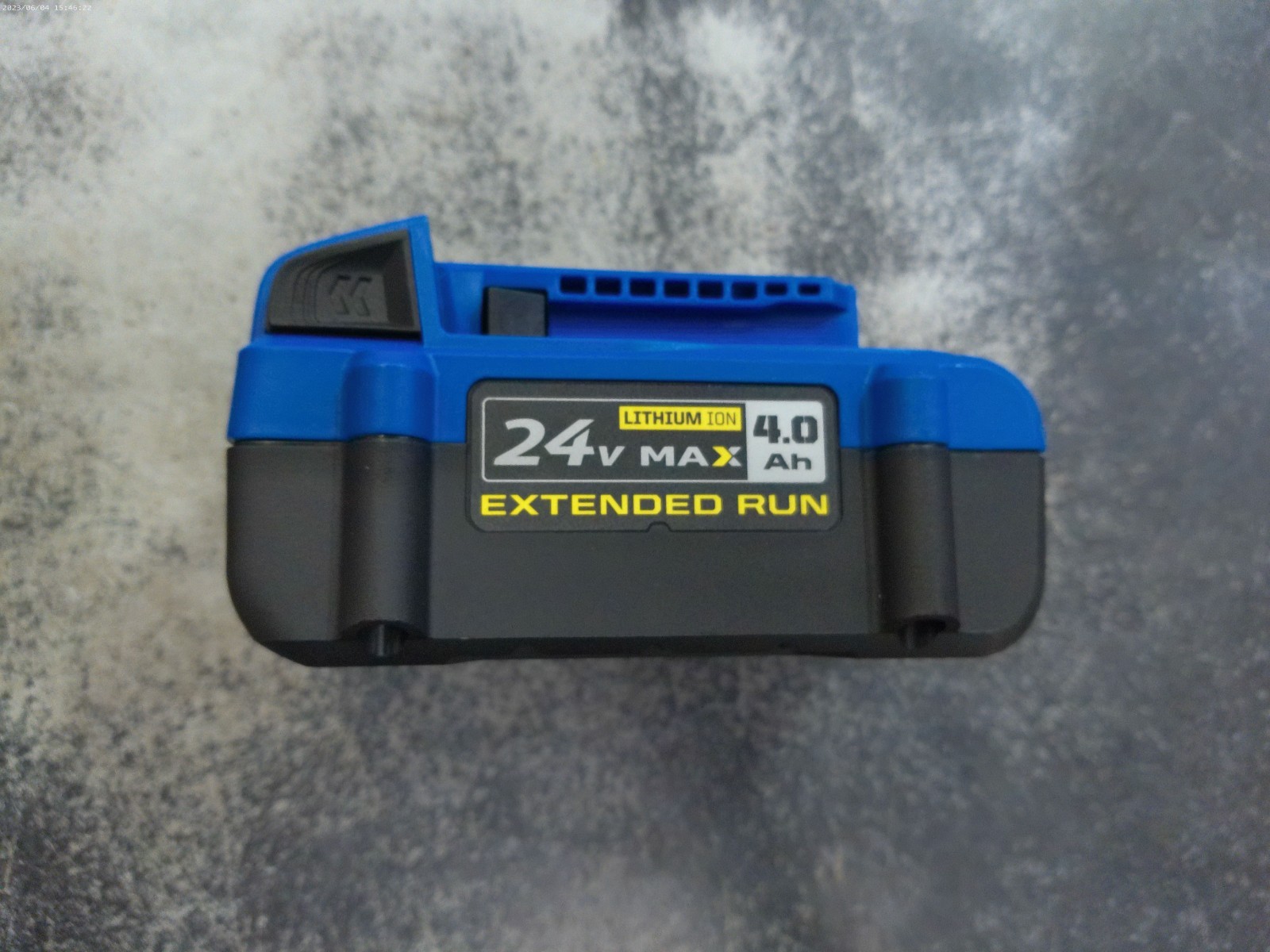 Kobalt 24V Max 4.0Ah Battery Blue/Black KB 424-03 Kobalt 24V Max 4.0Ah Battery Blue/Black KB 424-03
