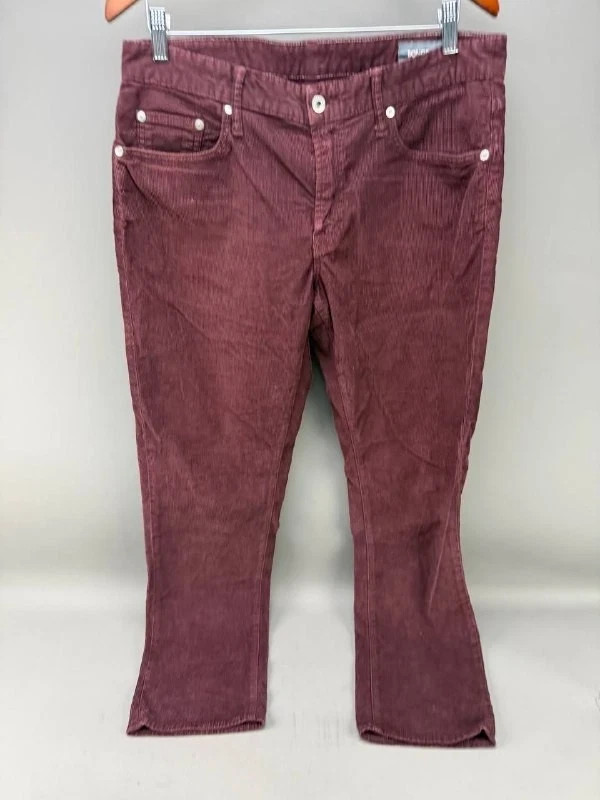 Bonobos Mens Burgundy Red Corduroy Denim Jeans Size 33x30