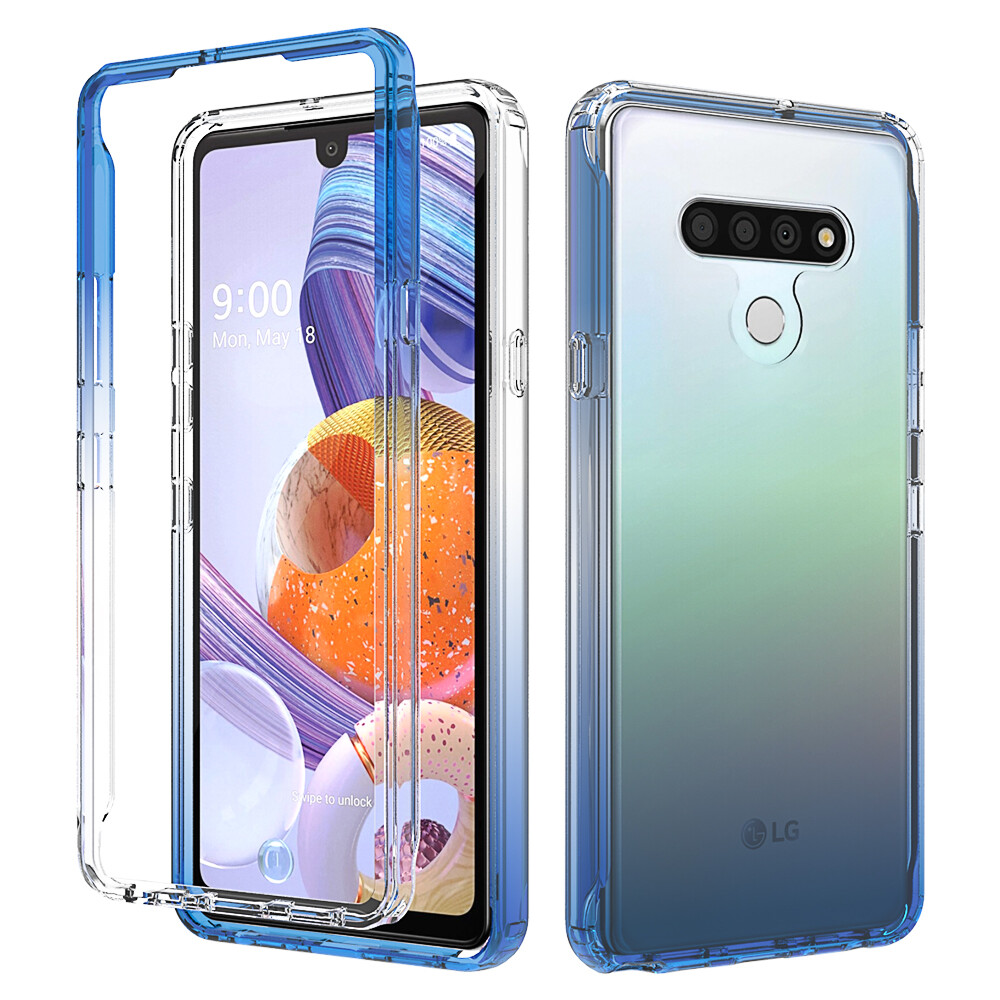 For LG Stylo 6 Colorful Transparency Hybrid Case For LG Stylo 6 Colorful Transparency Hybrid Case