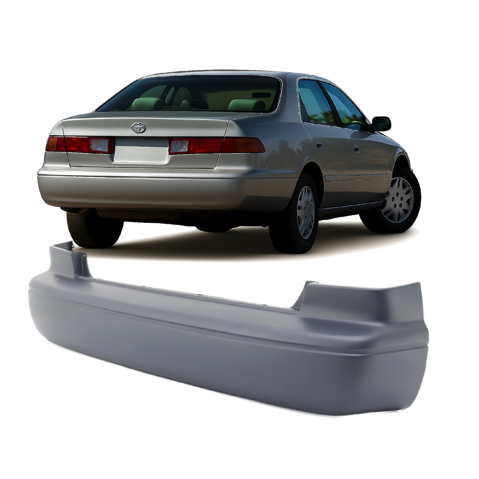 2000-2001 Toyota Camry Sedan CE LE XLE Rear Bumper Cover TO1100194 52159AA902