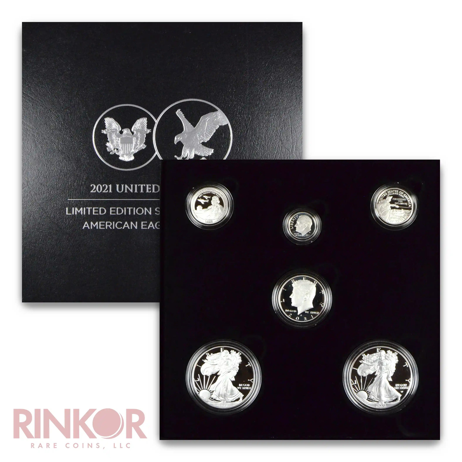 2021-S Limited Edition Silver 6-Coin Proof Set (Box and CoA) 2021-S Limited Edition Silver 6-Coin Proof Set (Box and CoA)