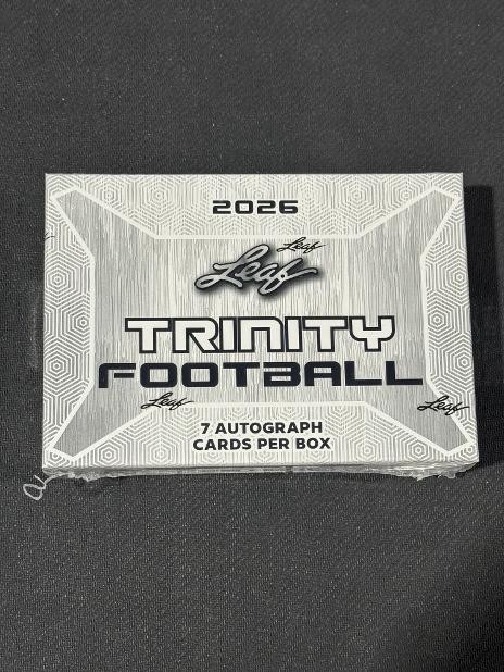 2026 Leaf Trinity Football Sealed Hobby Box 