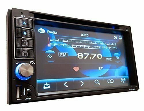 SoundXtreme Car Stereo CD DVD 2Din Bluetooth Receiver with DVD/CD/MP3/FM/USB/SD