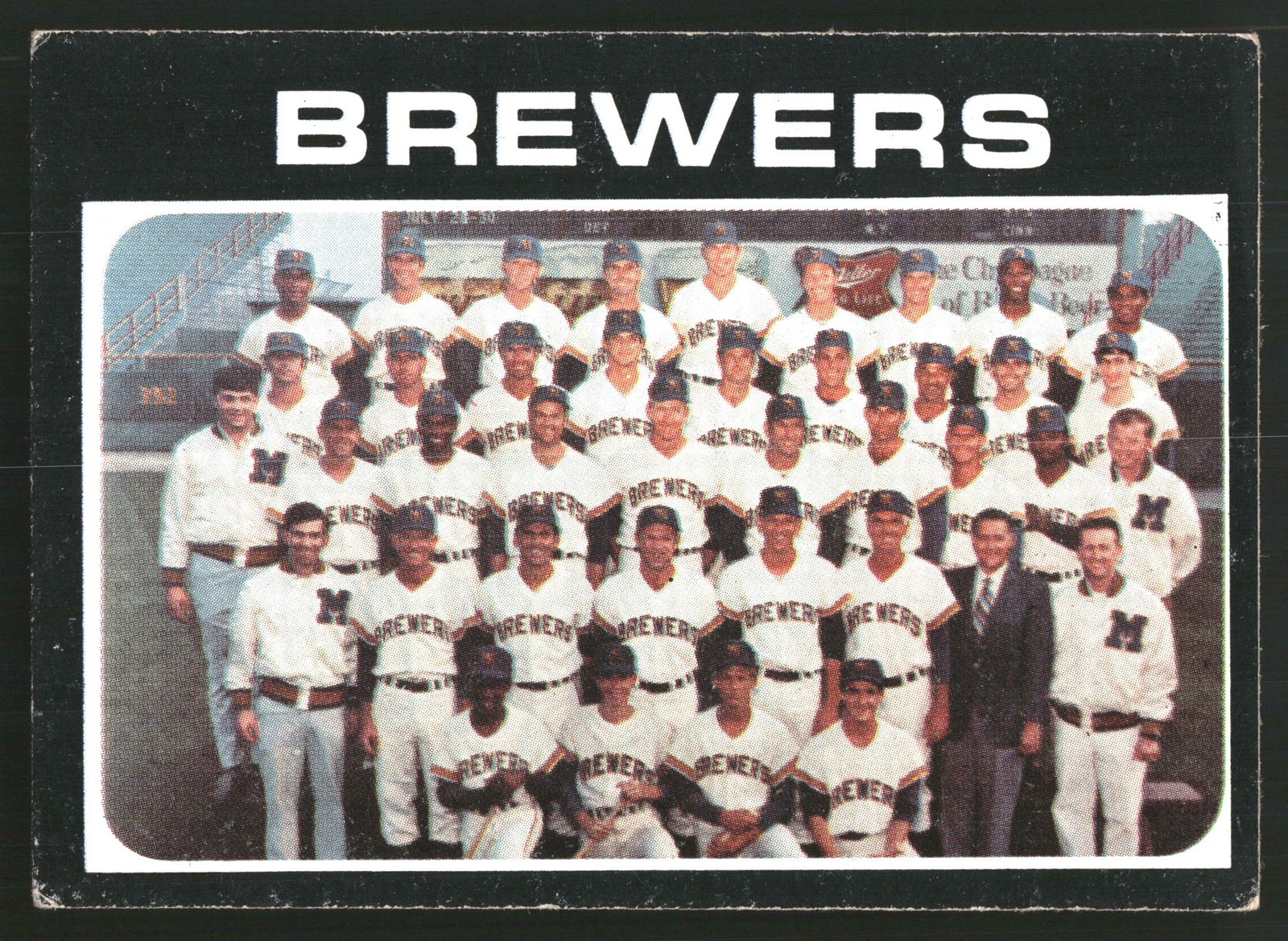 1971 Topps #698 Milwaukee Brewers