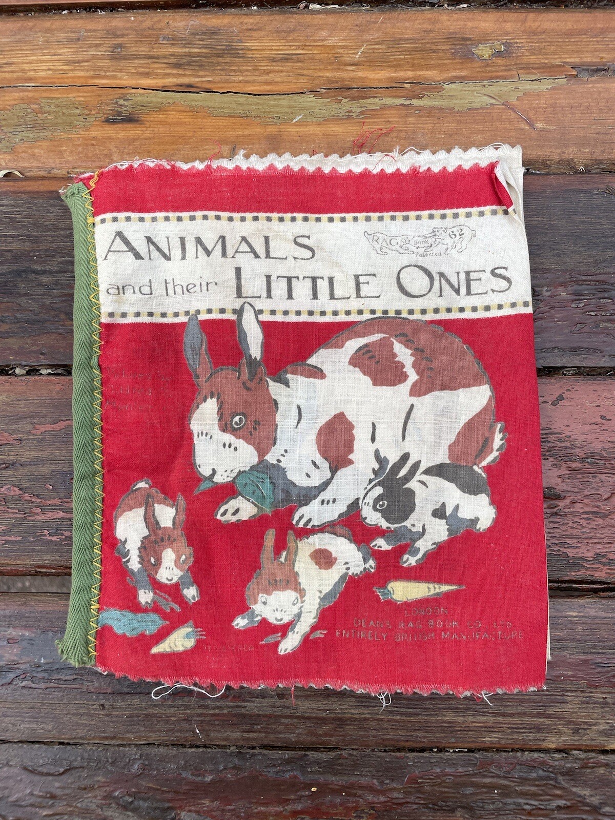 Vintage Dean’s Rag Book No. 62 Animals And Their Little Ones 1914-1919 Vintage Dean’s Rag Book No. 62 Animals And Their Little Ones 1914-1919