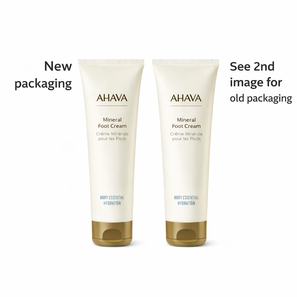 Lot of 2 Ahava Dead Sea Water Mineral Foot Cream 5.1 oz 150ml Sealed Lot of 2 Ahava Dead Sea Water Mineral Foot Cream 5.1 oz 150ml Sealed
