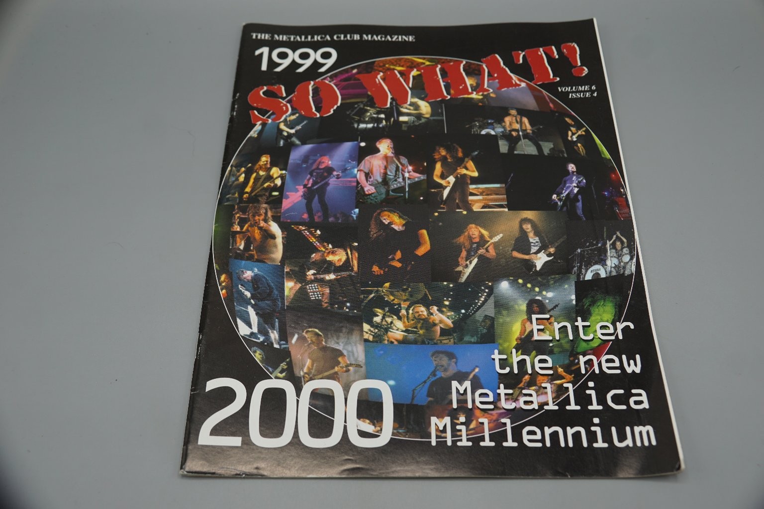 SO WHAT 1999 Metallica Millennium Fan Club Magazine Heavy Metal Music