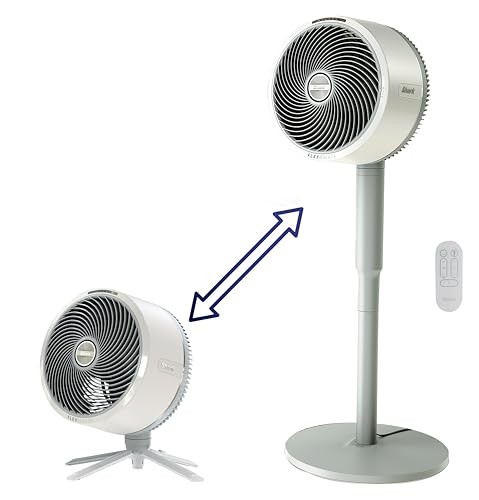 WHITE - SHARK FLEXBREEZE PEDESTAL & TABLETOP FAN, INDOOR & OUTDOOR, PORTABLE,