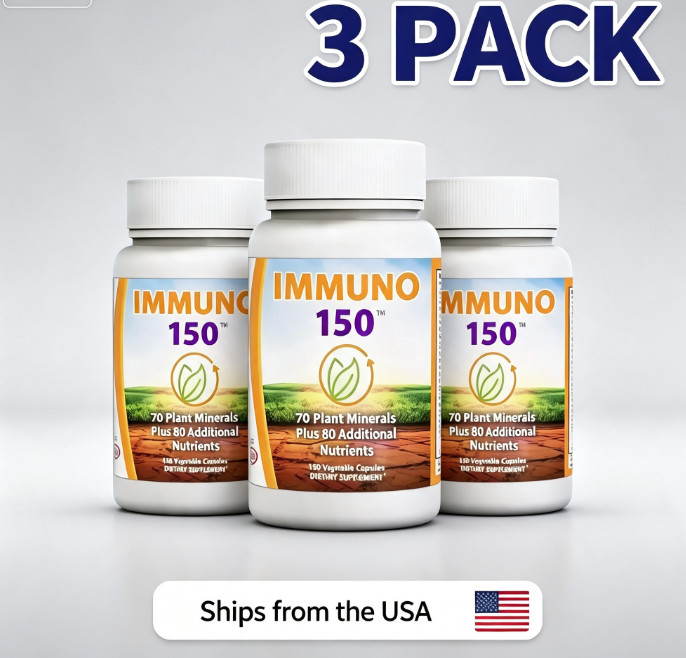 3 BOTTLE OF IMMUNO 150 THE ULTIMATE, IMMUNE BOOSTER. 150 CAPSULES 3 BOTTLE OF IMMUNO 150 THE ULTIMATE, IMMUNE BOOSTER. 150 CAPSULES