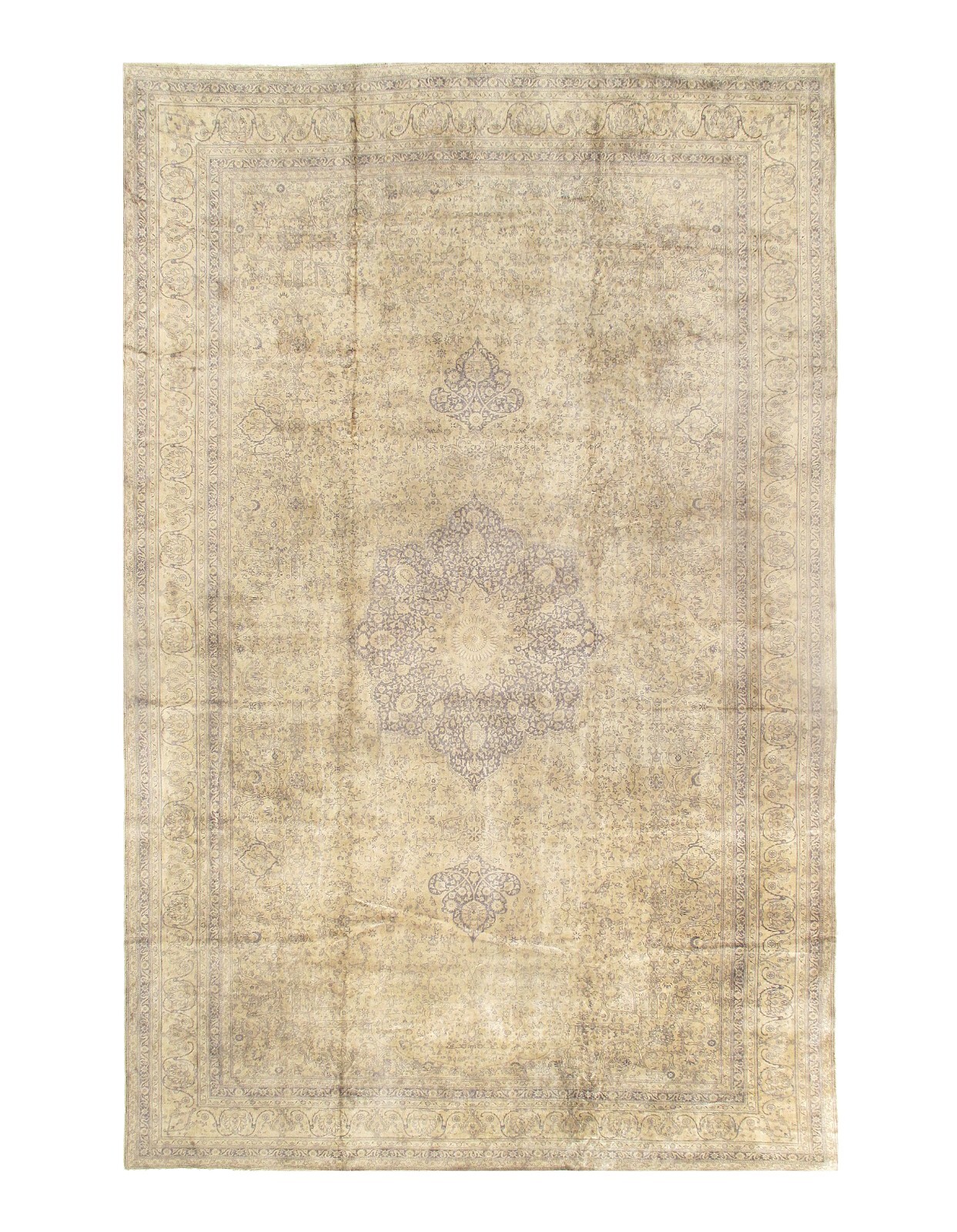 Beige Fine Turkish Antique 12\' X 19\'2\'\'