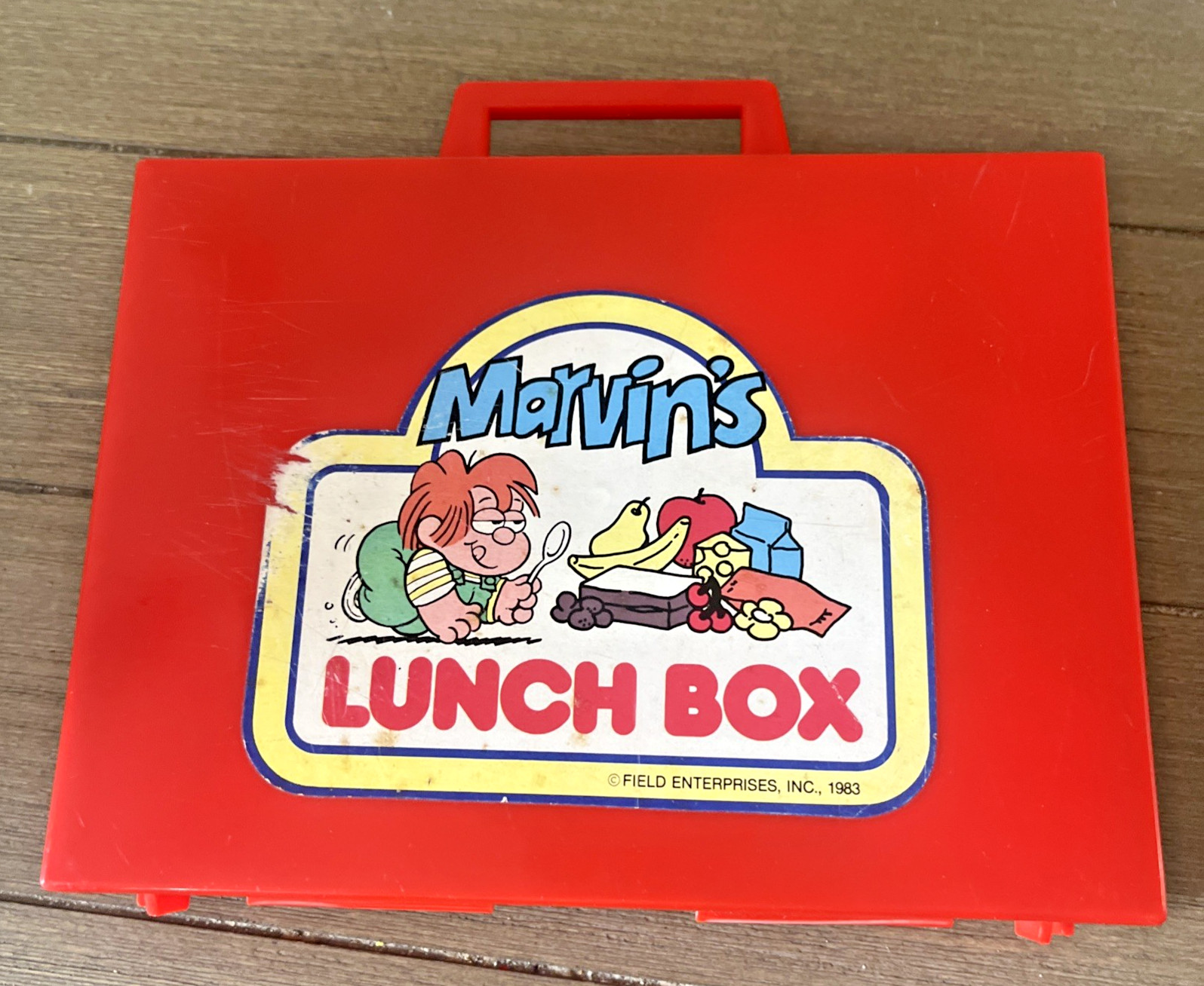 Vintage Marvin's Lunch BoxToy Puzzle  1983 Complete