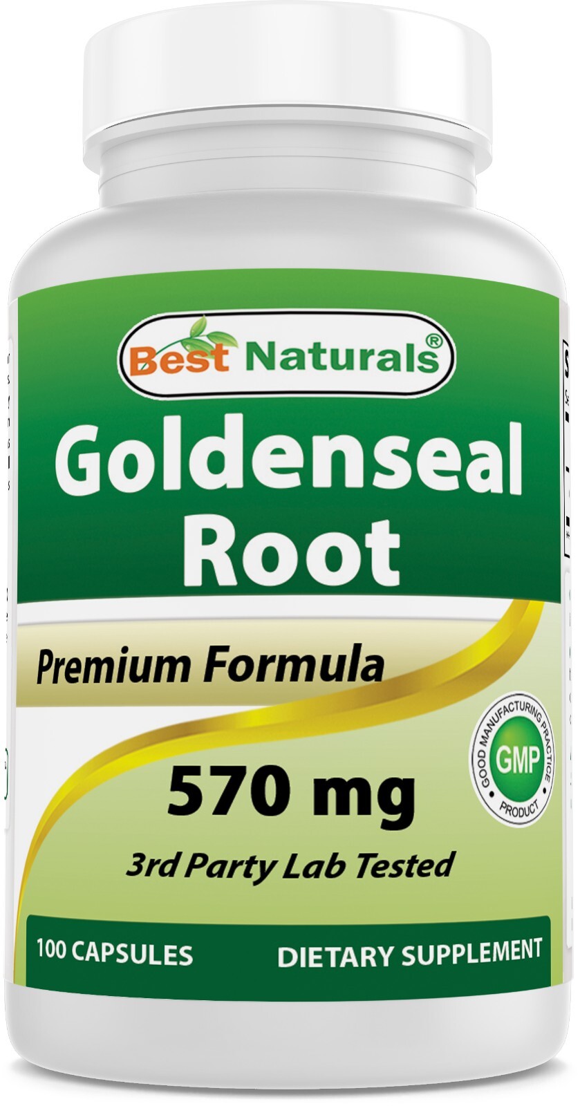 Best Naturals Goldenseal Root 570 mg 100 Capsules Best Naturals Goldenseal Root 570 mg 100 Capsules