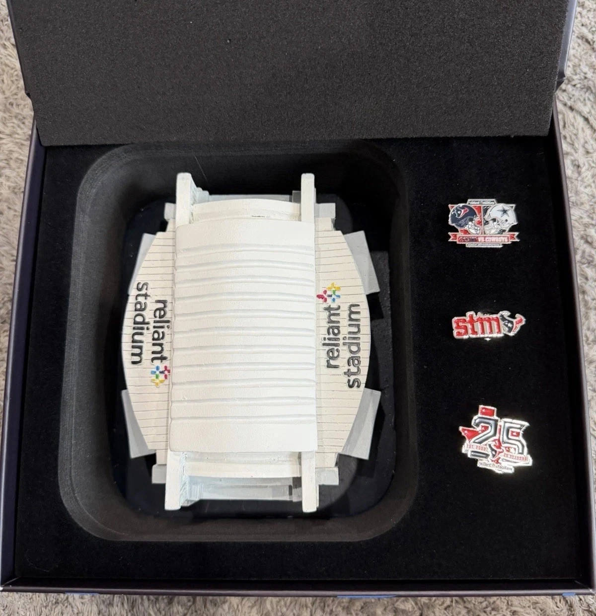 2026 Houston Texans Season Ticket Member Gift Replica Reliant Stadium & Pins 25 2026 Houston Texans Season Ticket Member Gift Replica Reliant Stadium & Pins 25