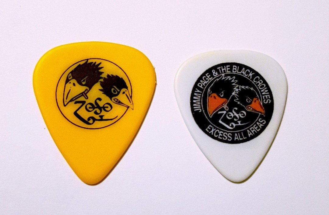 Jimmy Page & The Black Crowes • 99-2000 Cancelled Tour Jimmy Page Guitar Pick Jimmy Page & The Black Crowes • 99-2000 Cancelled Tour Jimmy Page Guitar Pick