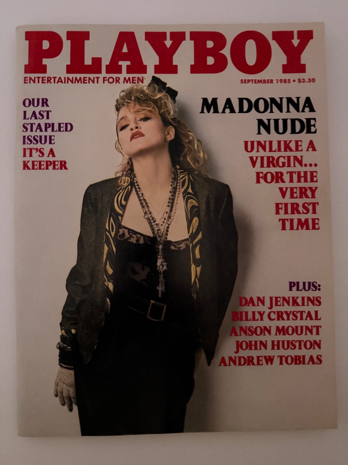 Playboy Magazine September 1985 Last Stapled Issue Madonna Billy Crystal Vintage Playboy Magazine September 1985 Last Stapled Issue Madonna Billy Crystal Vintage