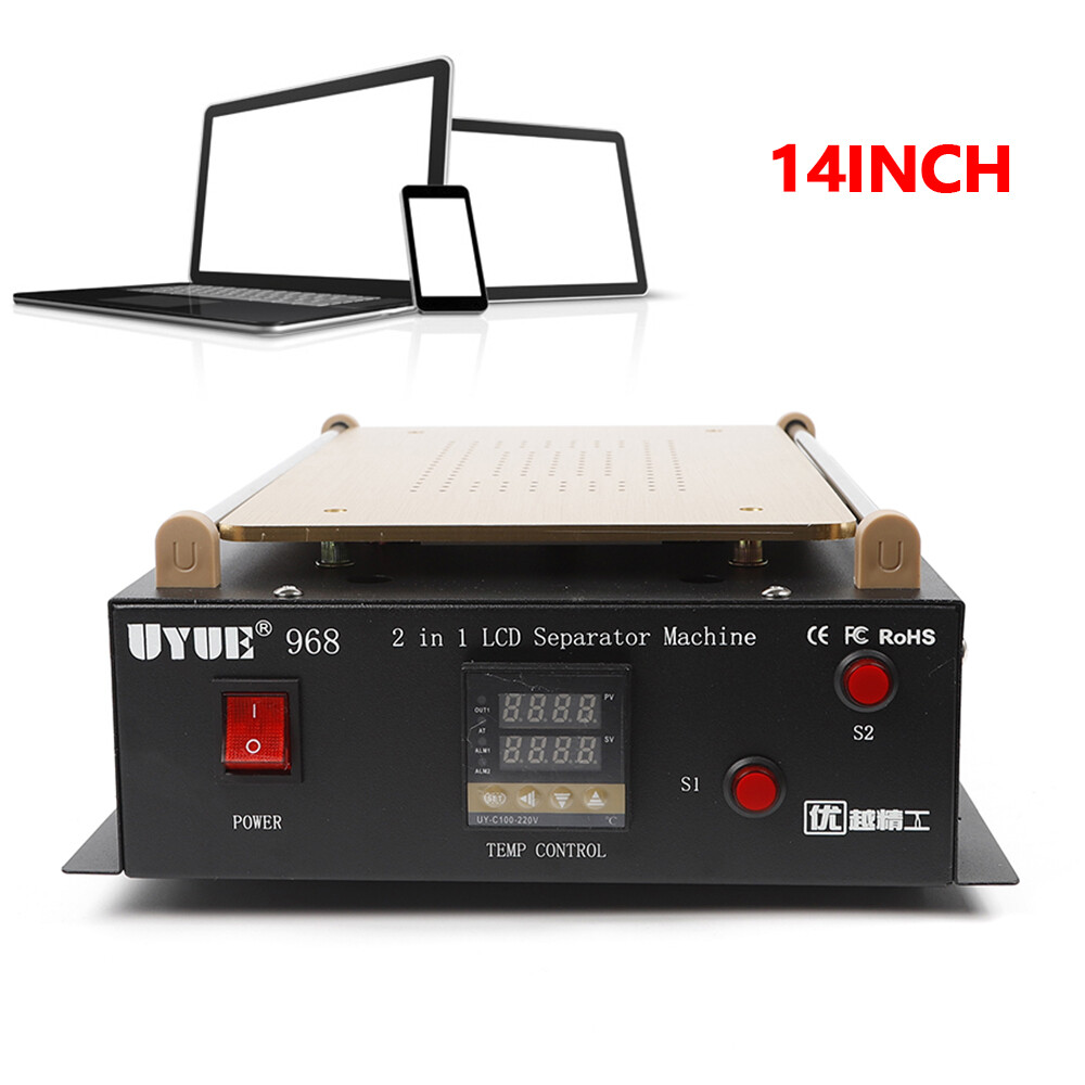 14in LCD Screen Separator Machine with Vacuum Pump Heating Plate Metal