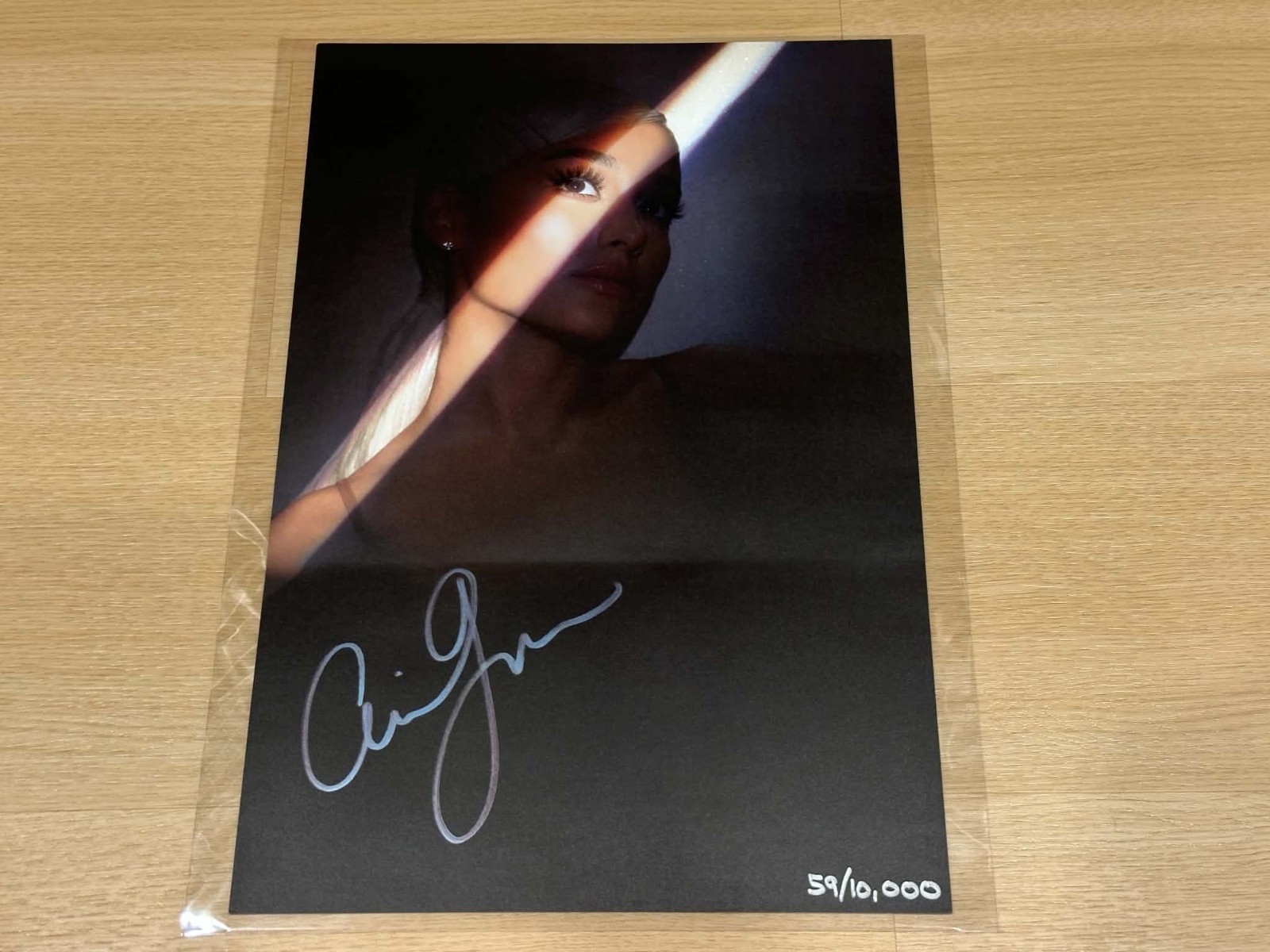 Ariana Grande - Real Hand Signed Sweetener Lithograph Poster Numbered 59/10,000