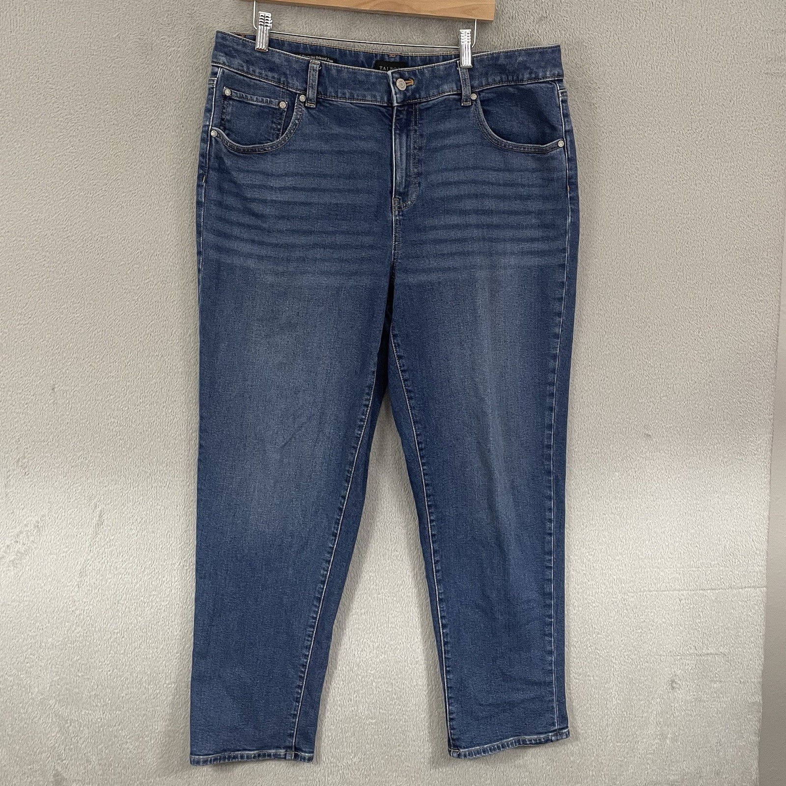 Talbots Everyday Relaxed Jean Womens Size 14 Blue Denim Stretch Talbots Everyday Relaxed Jean Womens Size 14 Blue Denim Stretch