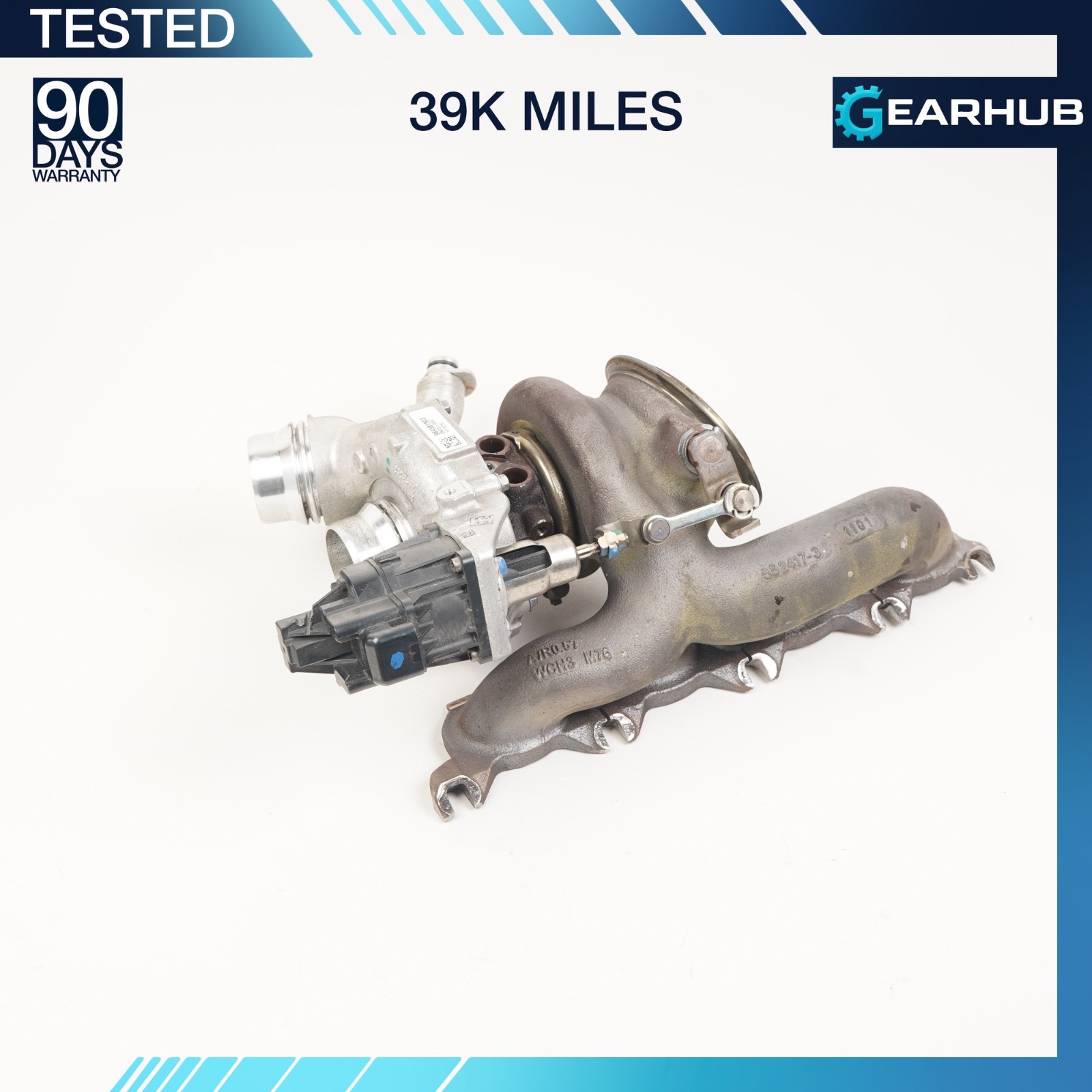 19-25 BMW G01 X3 30i 330i 530i 2.0L B46 B48 Turbocharger Manifold Garett OEM 39K